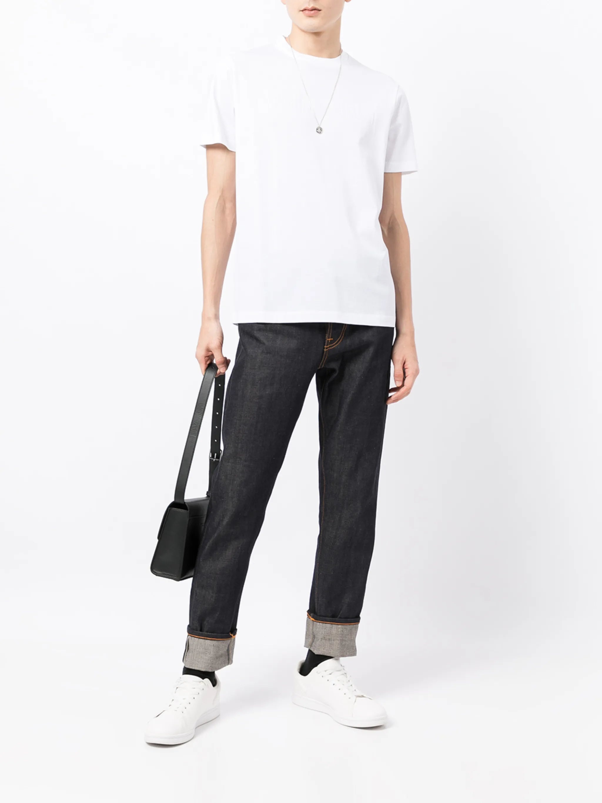 Crew-neck Cotton T-shirt - 5