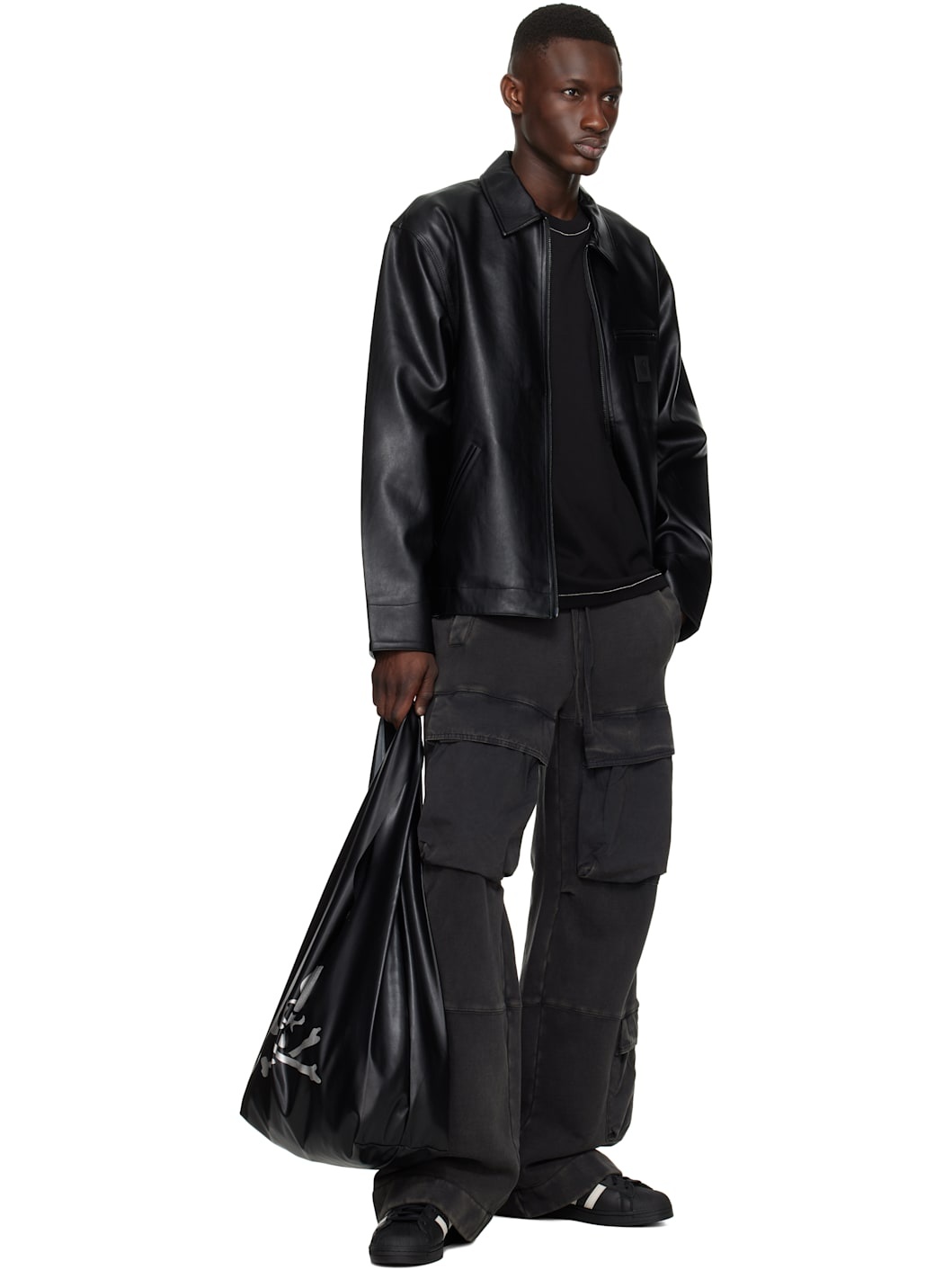 Black JJJJound Edition Superstar Sneakers - 5