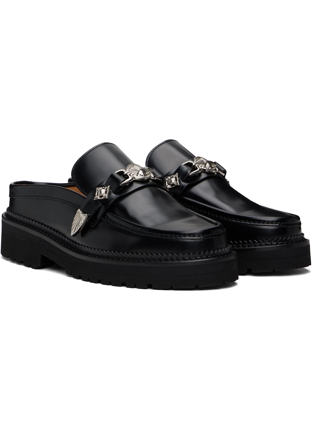 Black Polido Loafers - 4