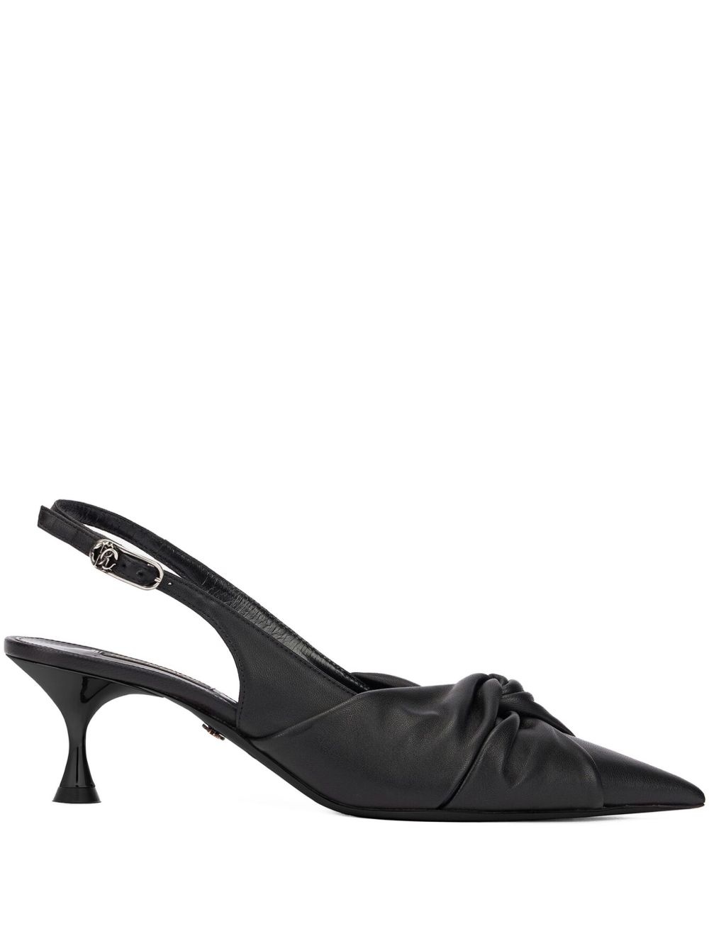 knotted slingback pumps - 1