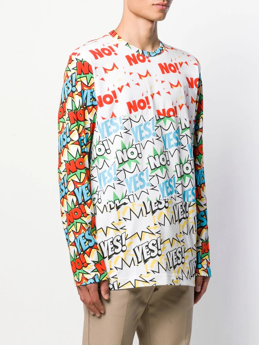 comic print sweatshirt - 3