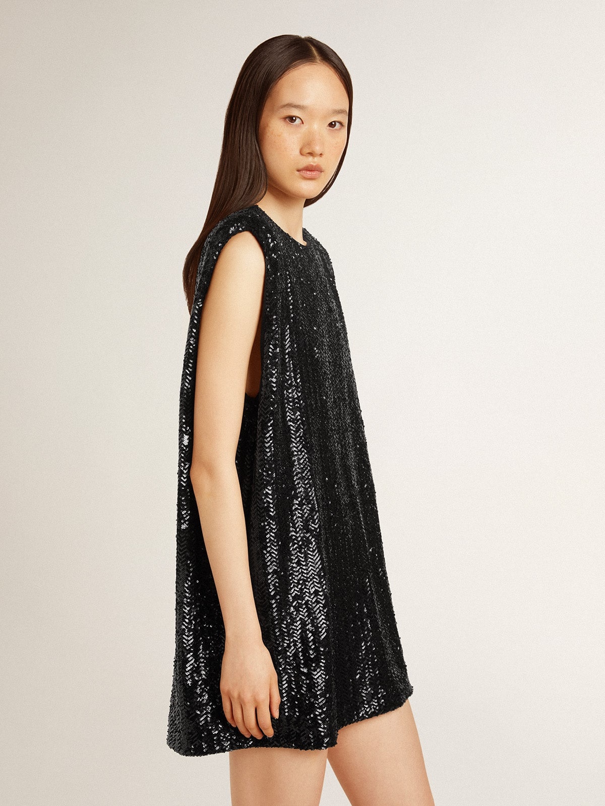 Women’s black sequin dress - 2