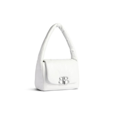 BALENCIAGA Women's Monaco Small Sling Bag  in White outlook