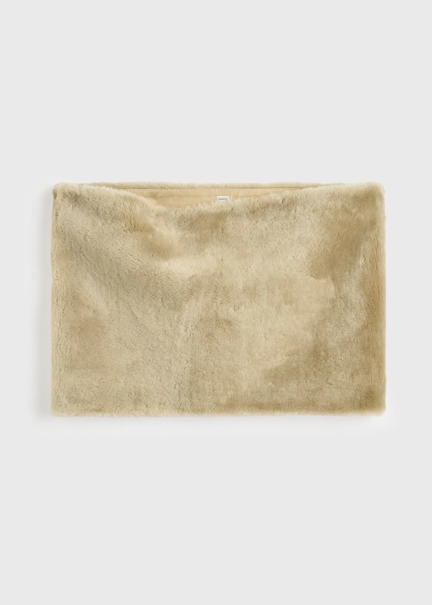 Plush shearling muff rye - 1