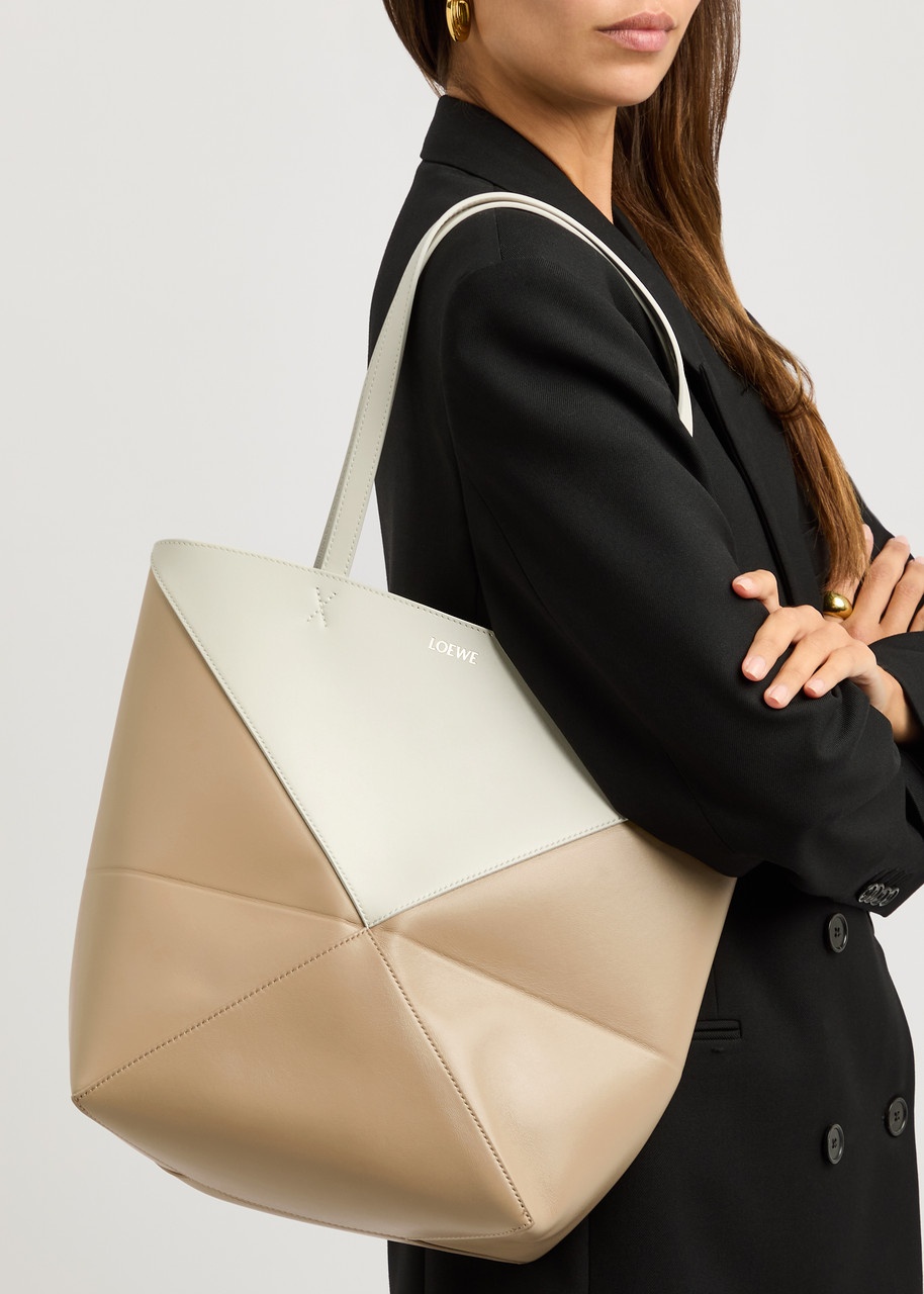 Loewe Puzzle Fold Medium Leather Tote - 5