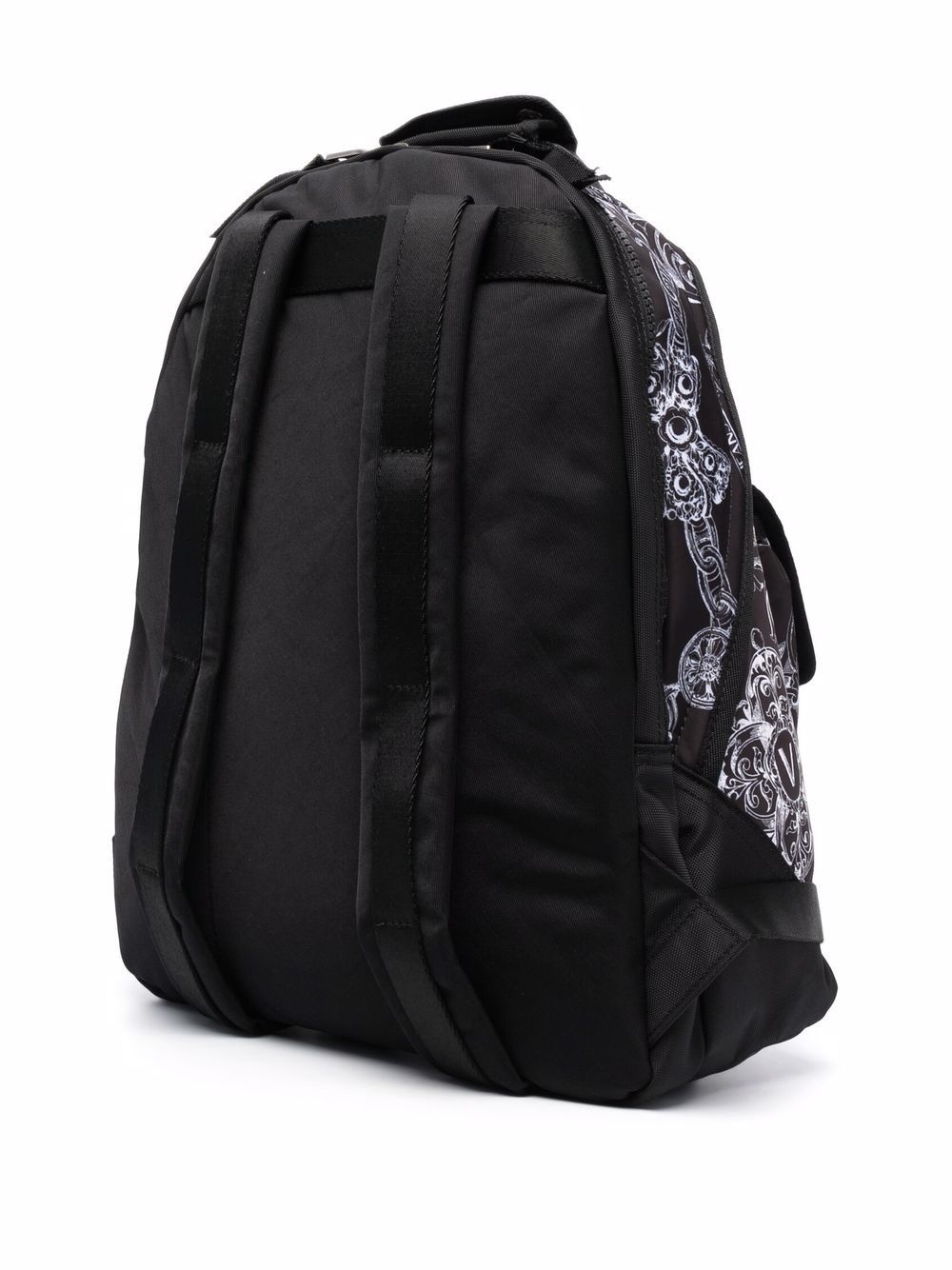 baroque print backpack - 3