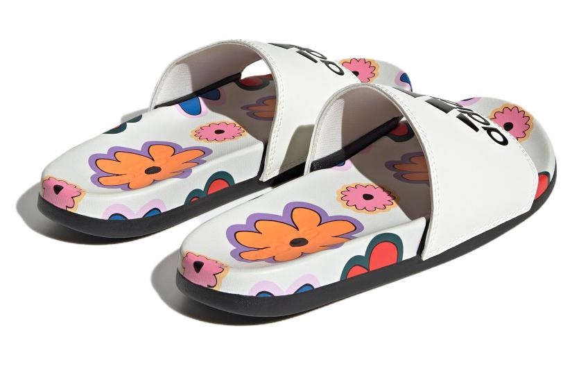 (WMNS) adidas Adilette Comfort Slides 'Off White Core Black' IE4971 - 4