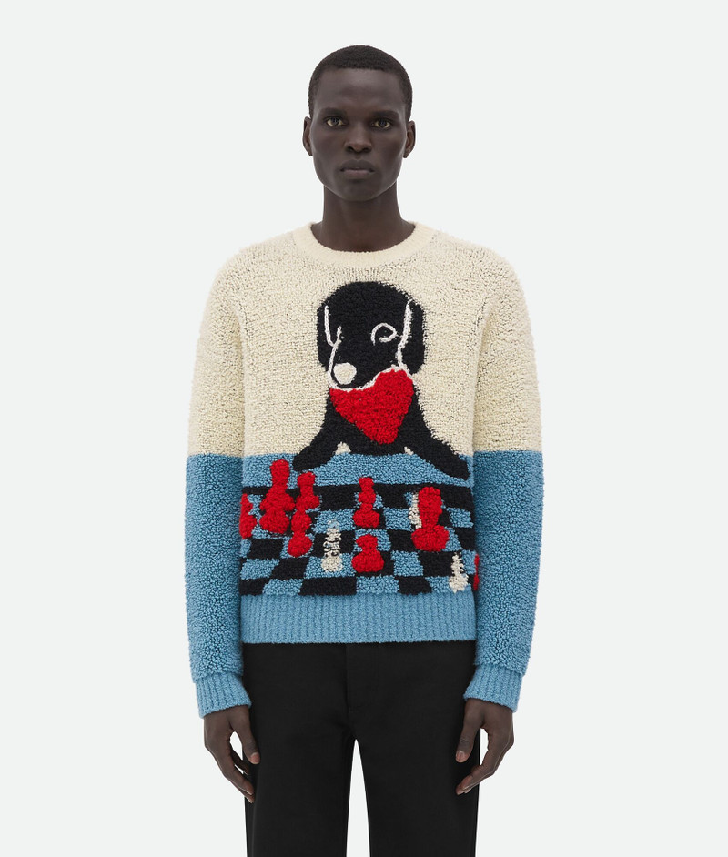 Heavy Wool Jacquard John John Sweater 1