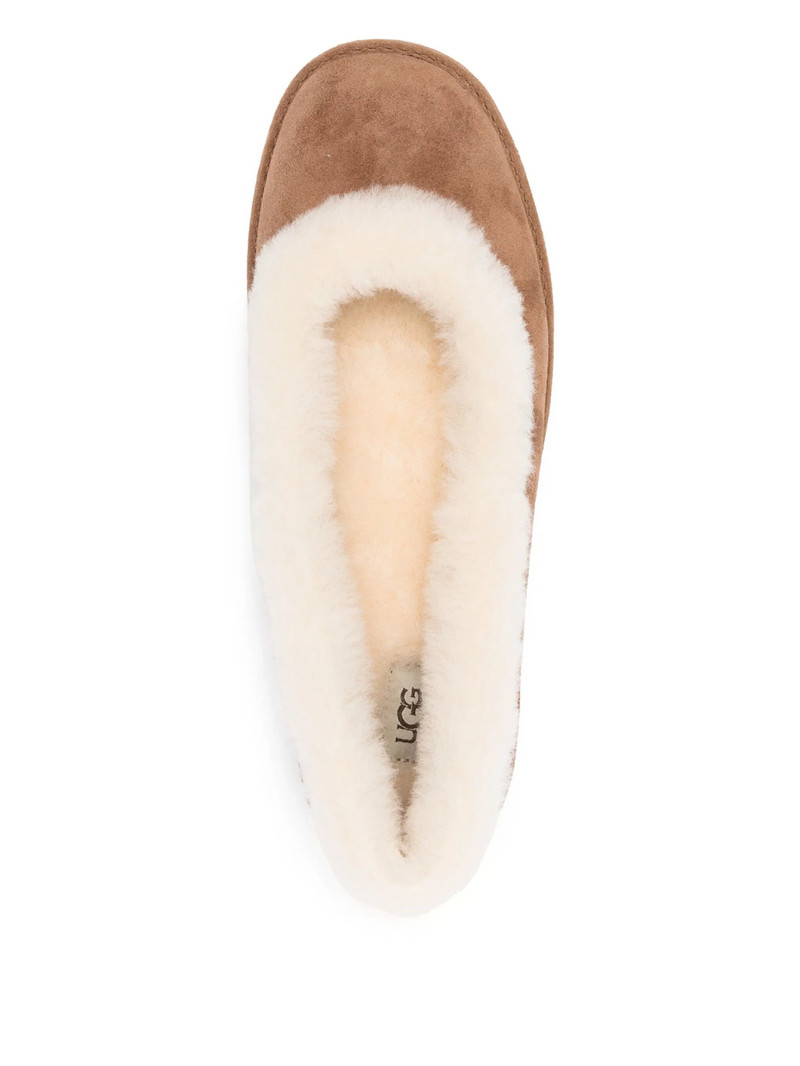 UGG Ugg Fur Trim Flat Shoes outlook