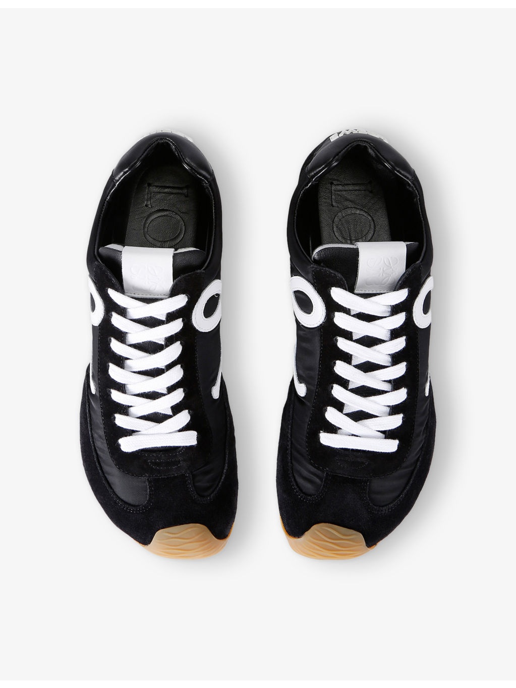 Ballet Runner 2.0 Leather and Shell Low-Top Trainers - 2