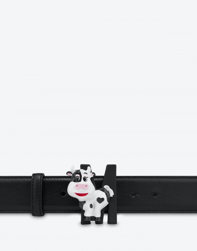 Moschino M BABY COW CALFSKIN BELT outlook