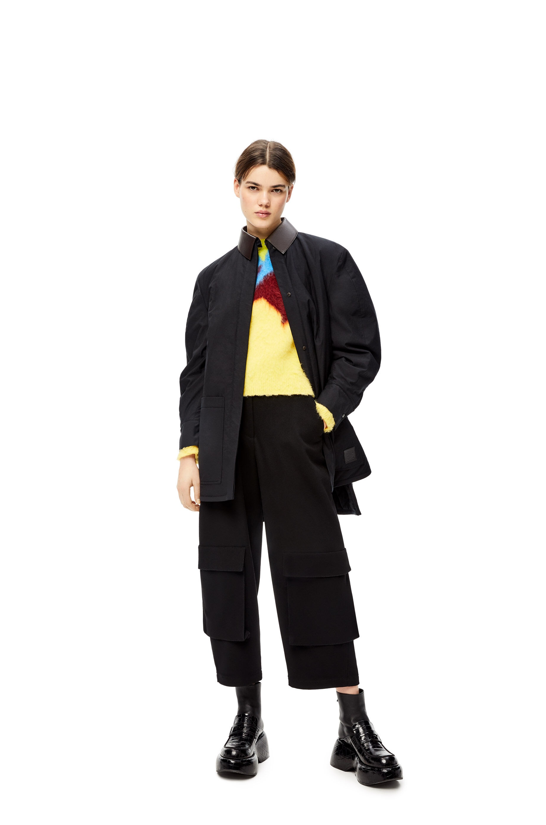 Padded overshirt in cotton - 2