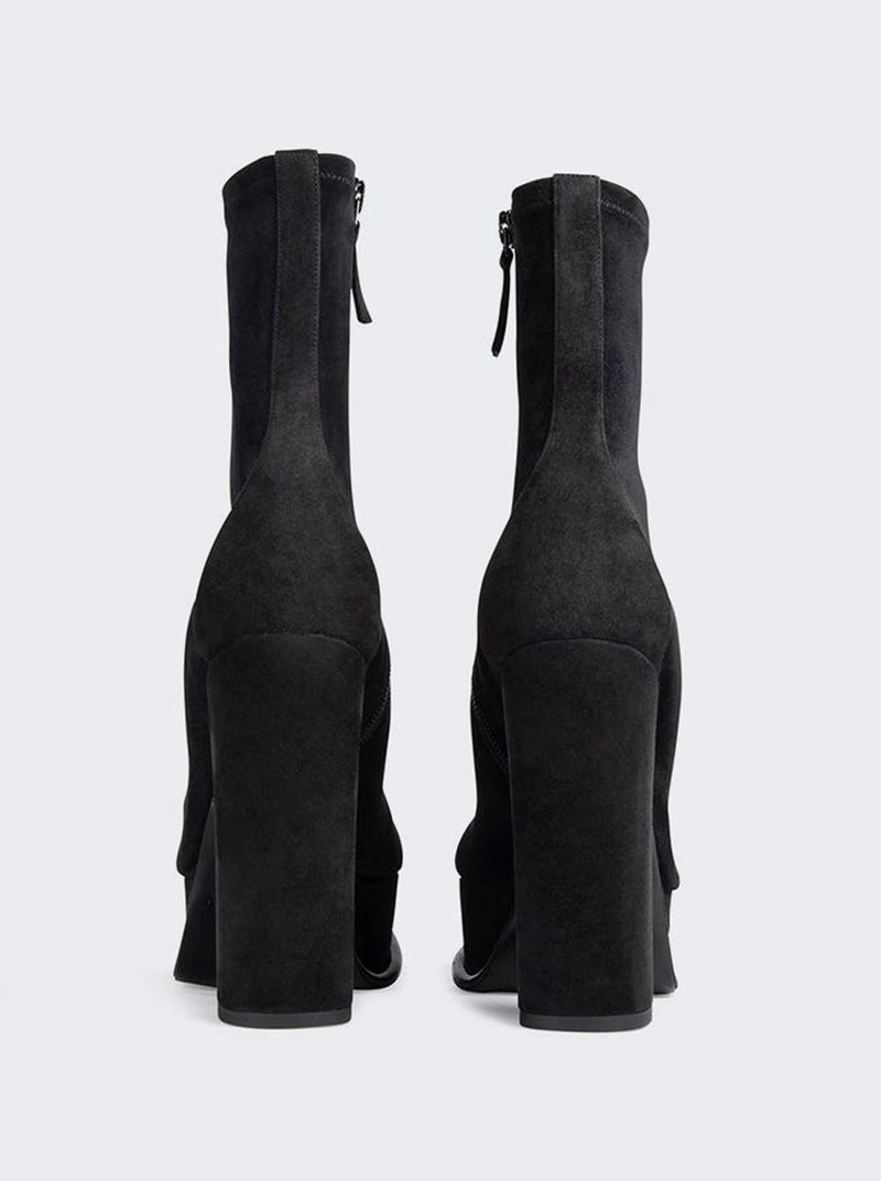 Tina Heeled Ankle Boot Black 3