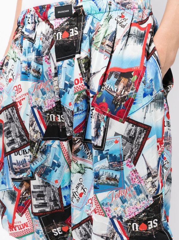 BALENCIAGA Pyjama Shorts Multicolor - 5