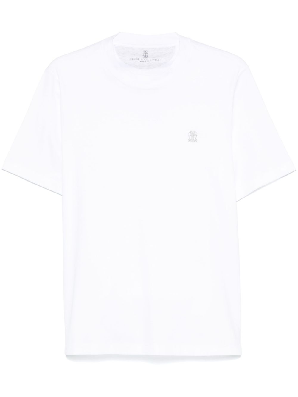 logo-embroidered T-shirt - 1