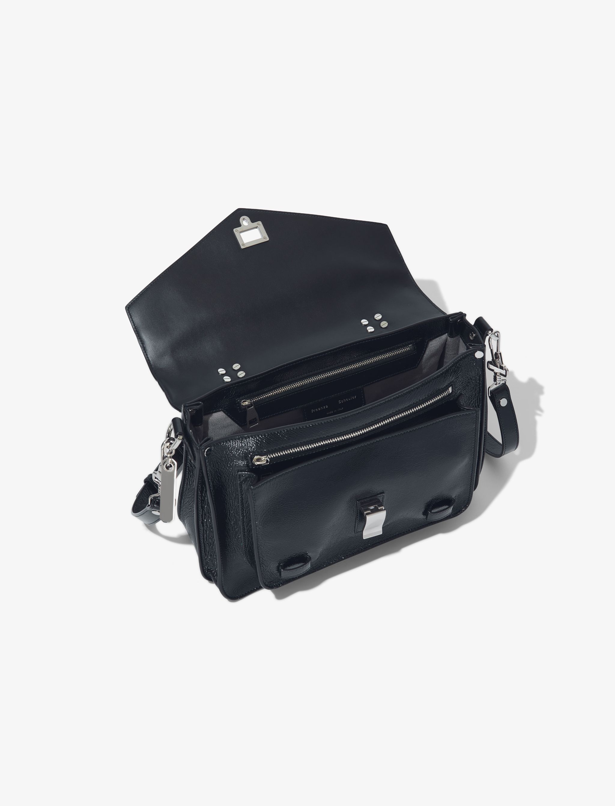 Crinkled Patent PS1 Medium Bag - 4