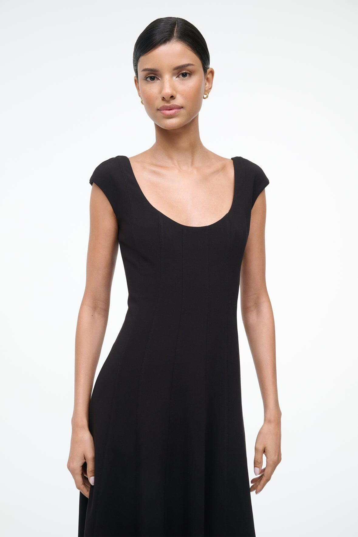 STAUD CHARLOTTE DRESS BLACK - 5