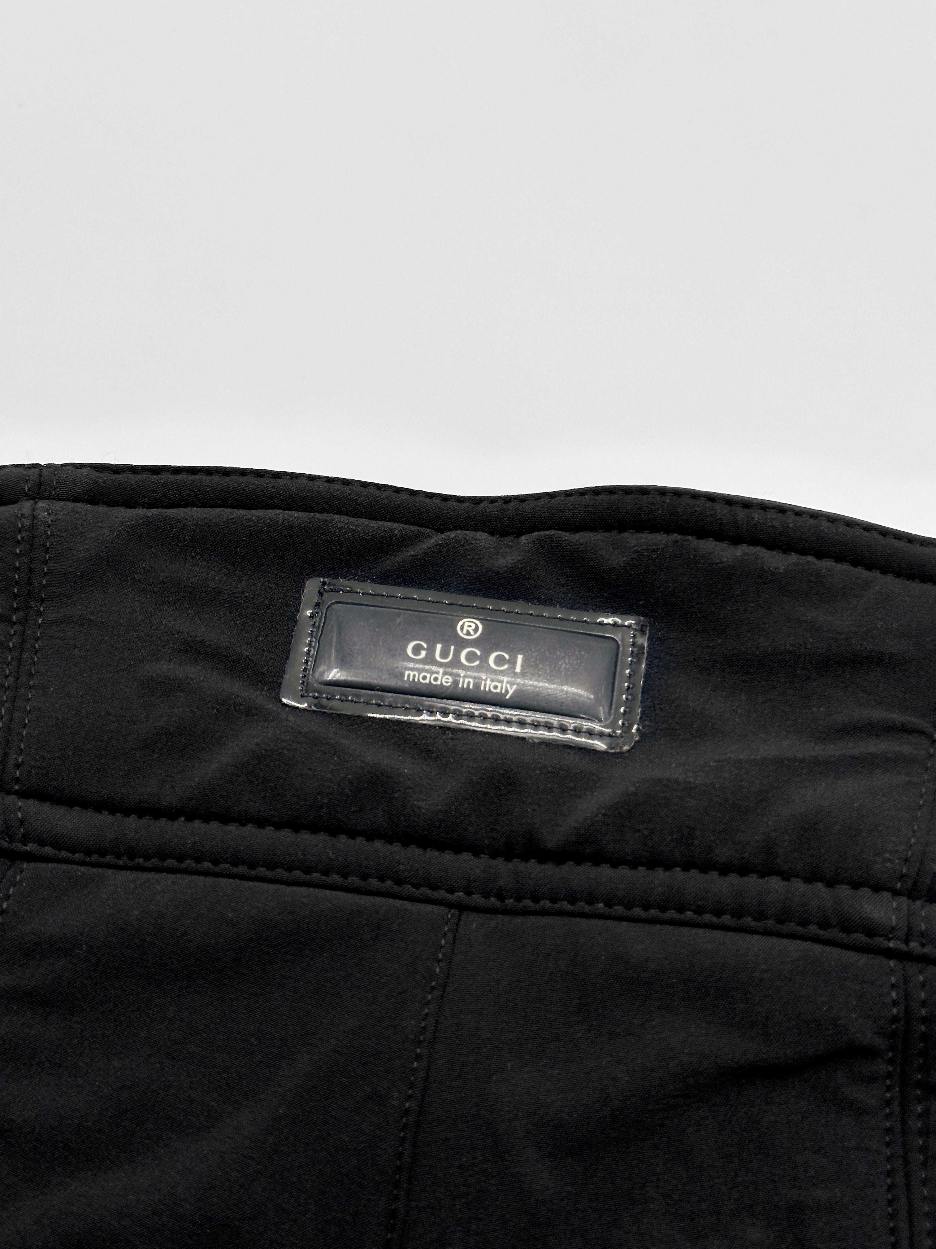 Gucci Fall 1999 Tom Ford Black Padded Ski Pants 40 - 20