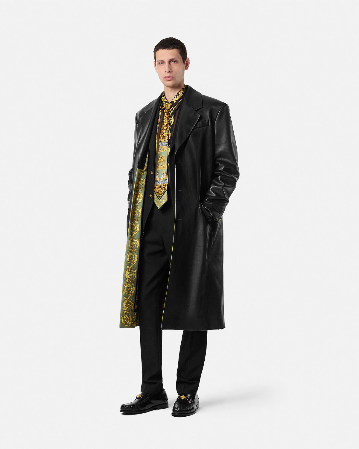 Plongé Leather Single-Breasted Coat - 2
