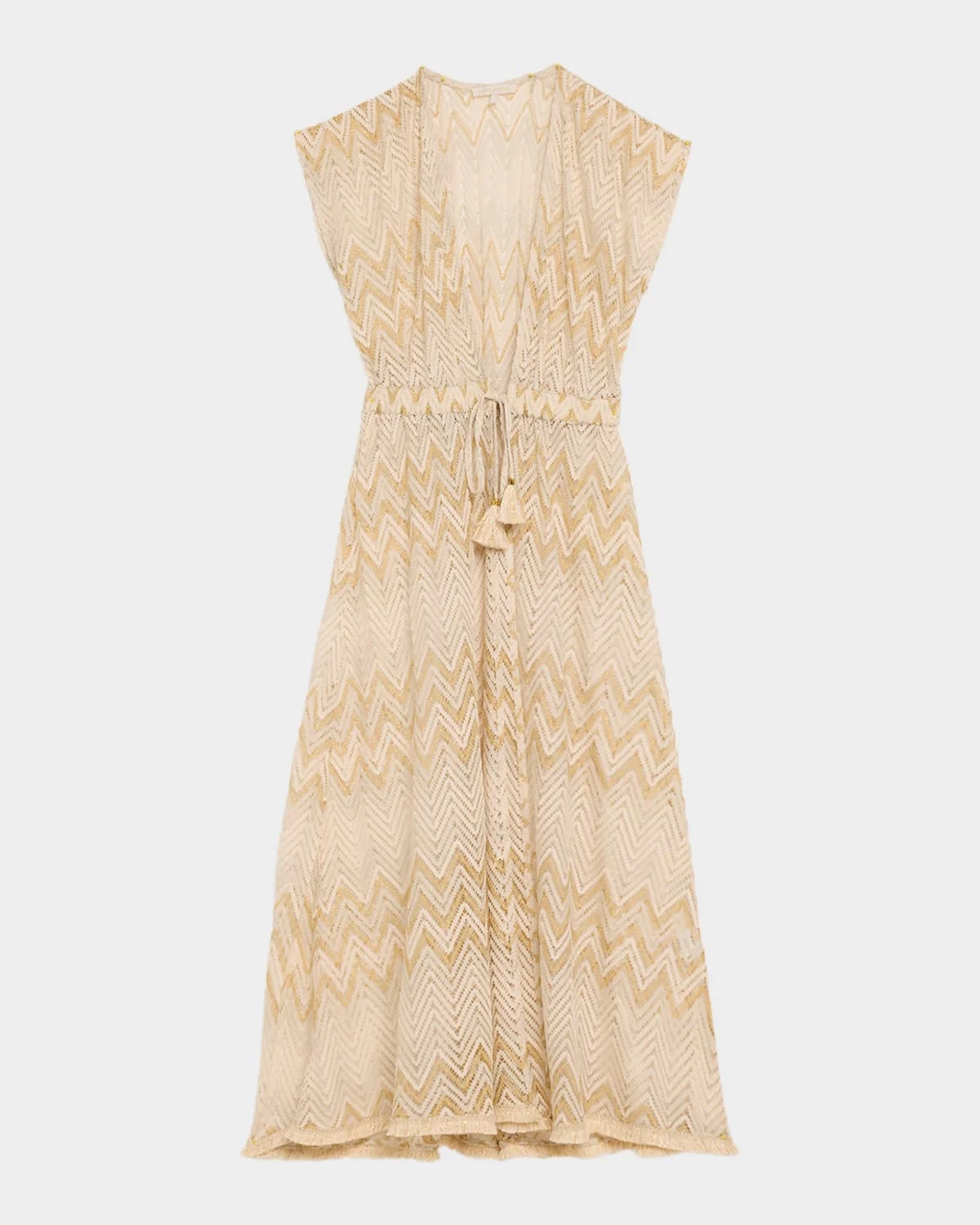 Chevron Katherine Caftan Coverup - 1
