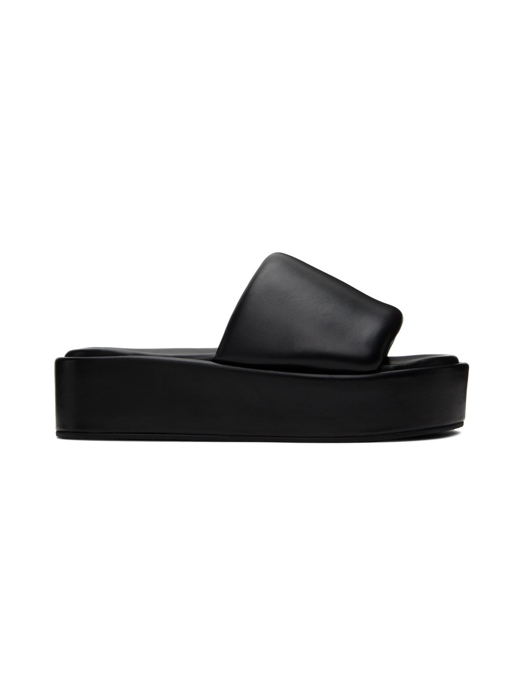 Black Phoebe Flatform Sandals - 1