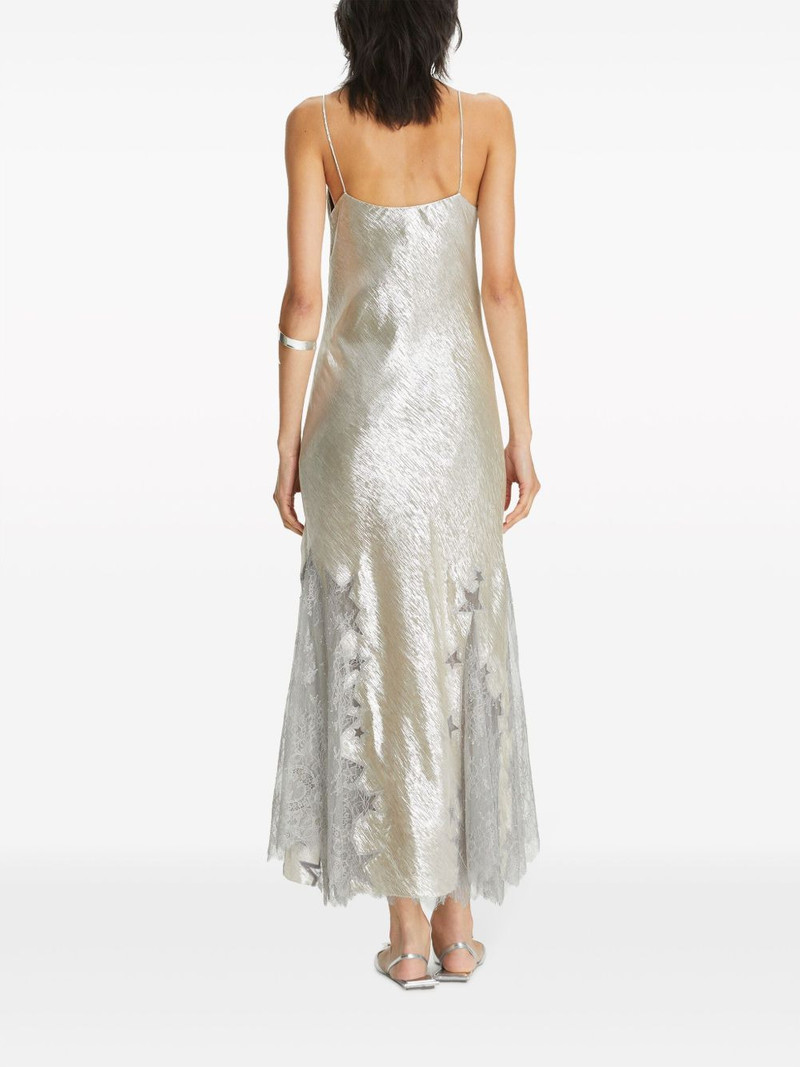 Star lace-detail slip dress 3