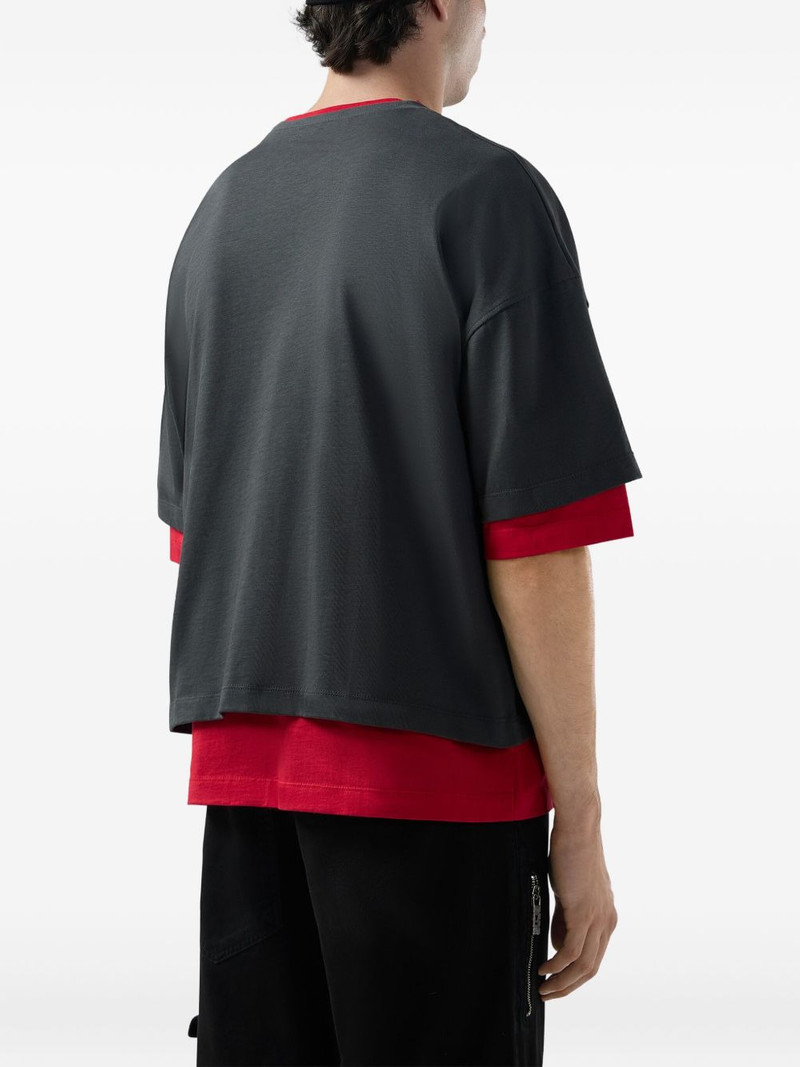 laser cut-logo T-shirt 5