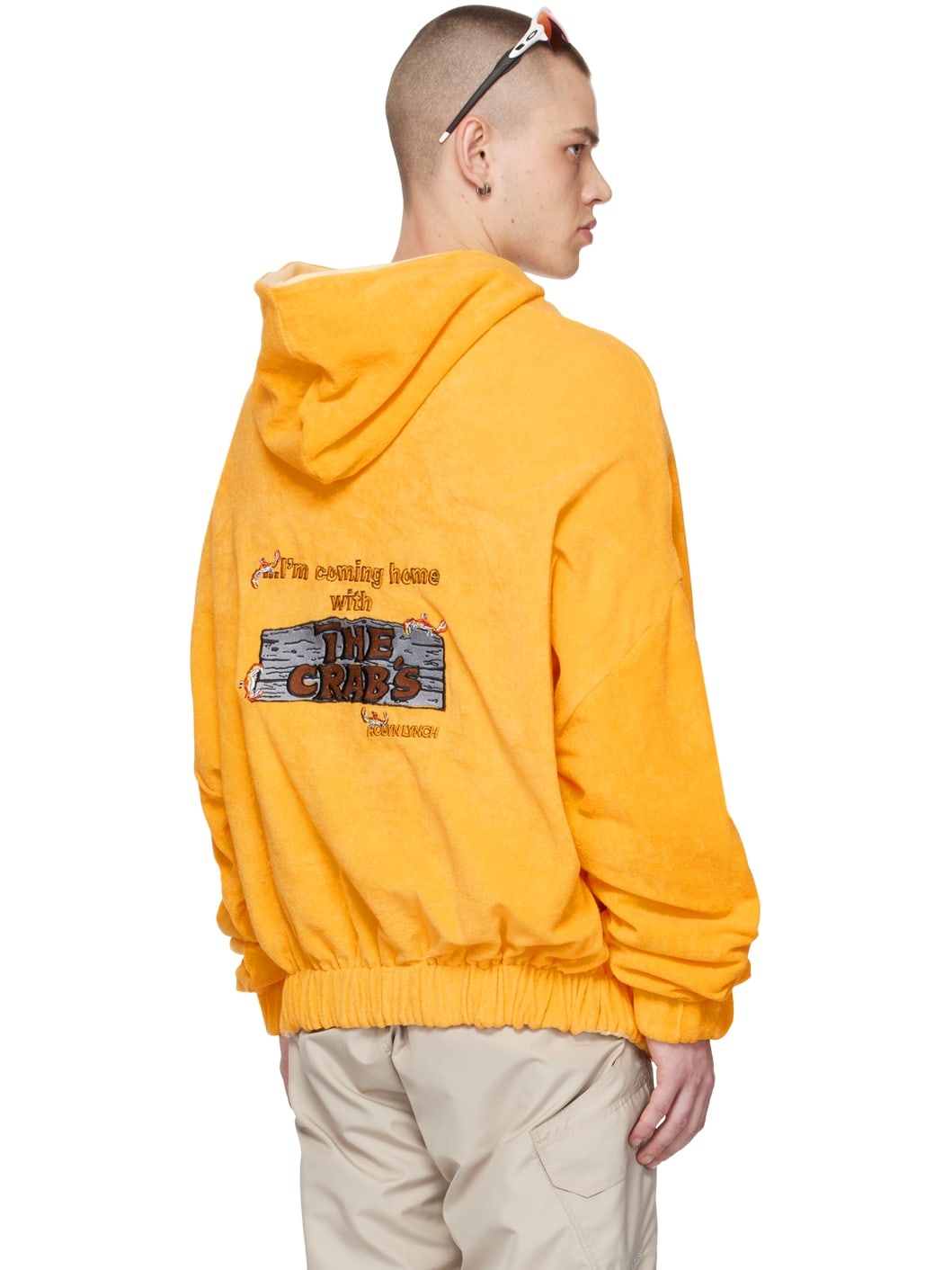 Yellow Reversible Hoodie - 3
