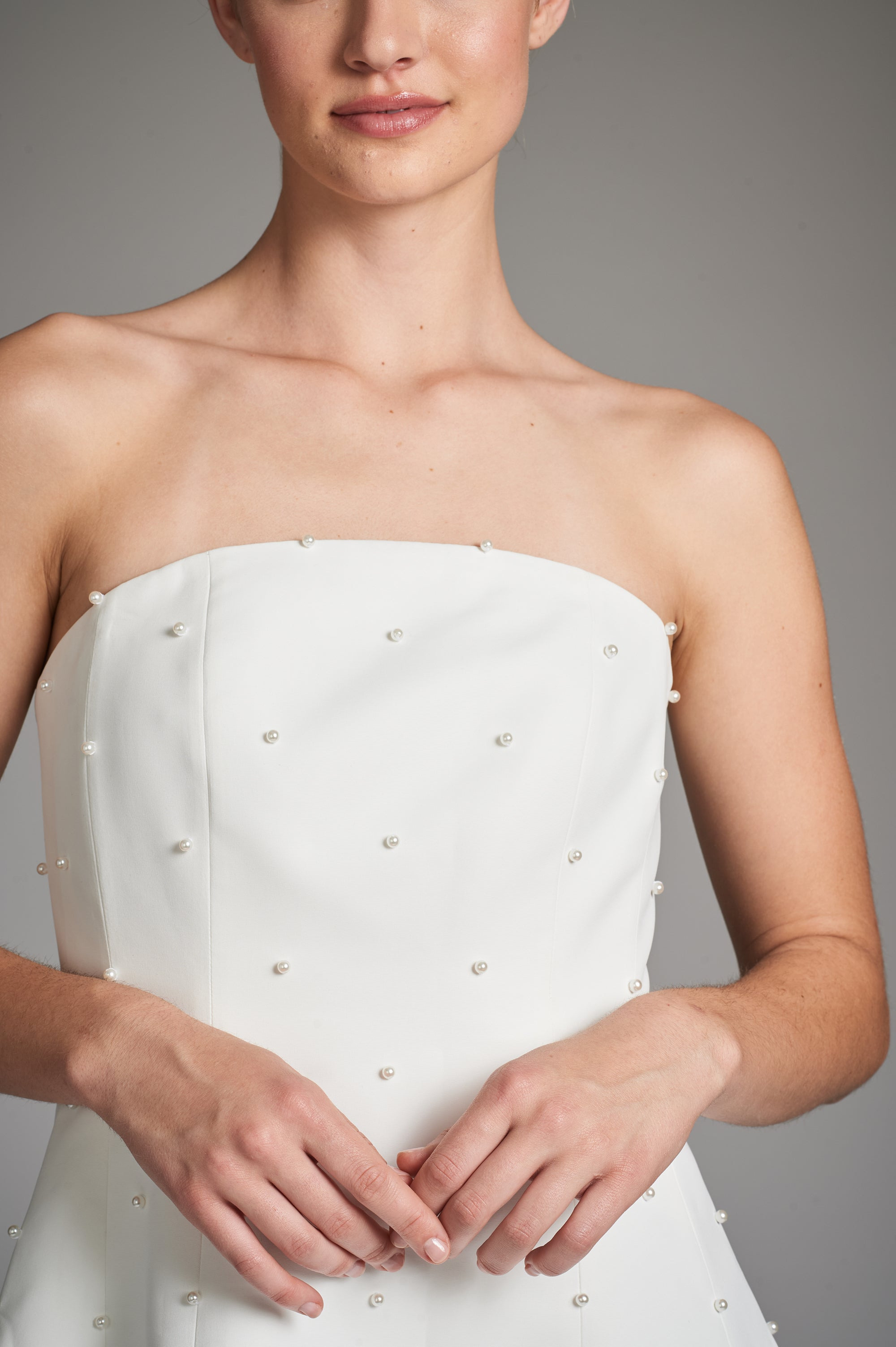 Alanna Dress - Ivory/Pearls - 2