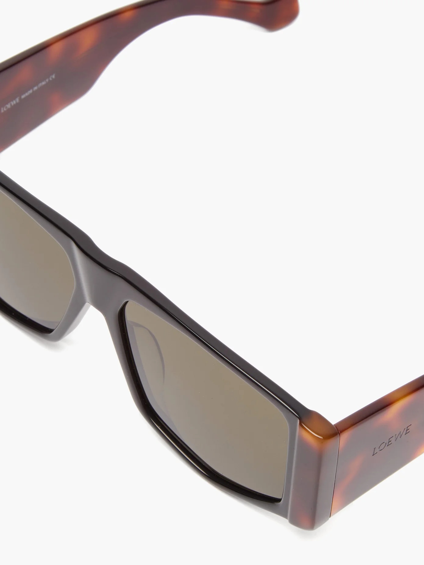 Flat-top acetate sunglasses - 2