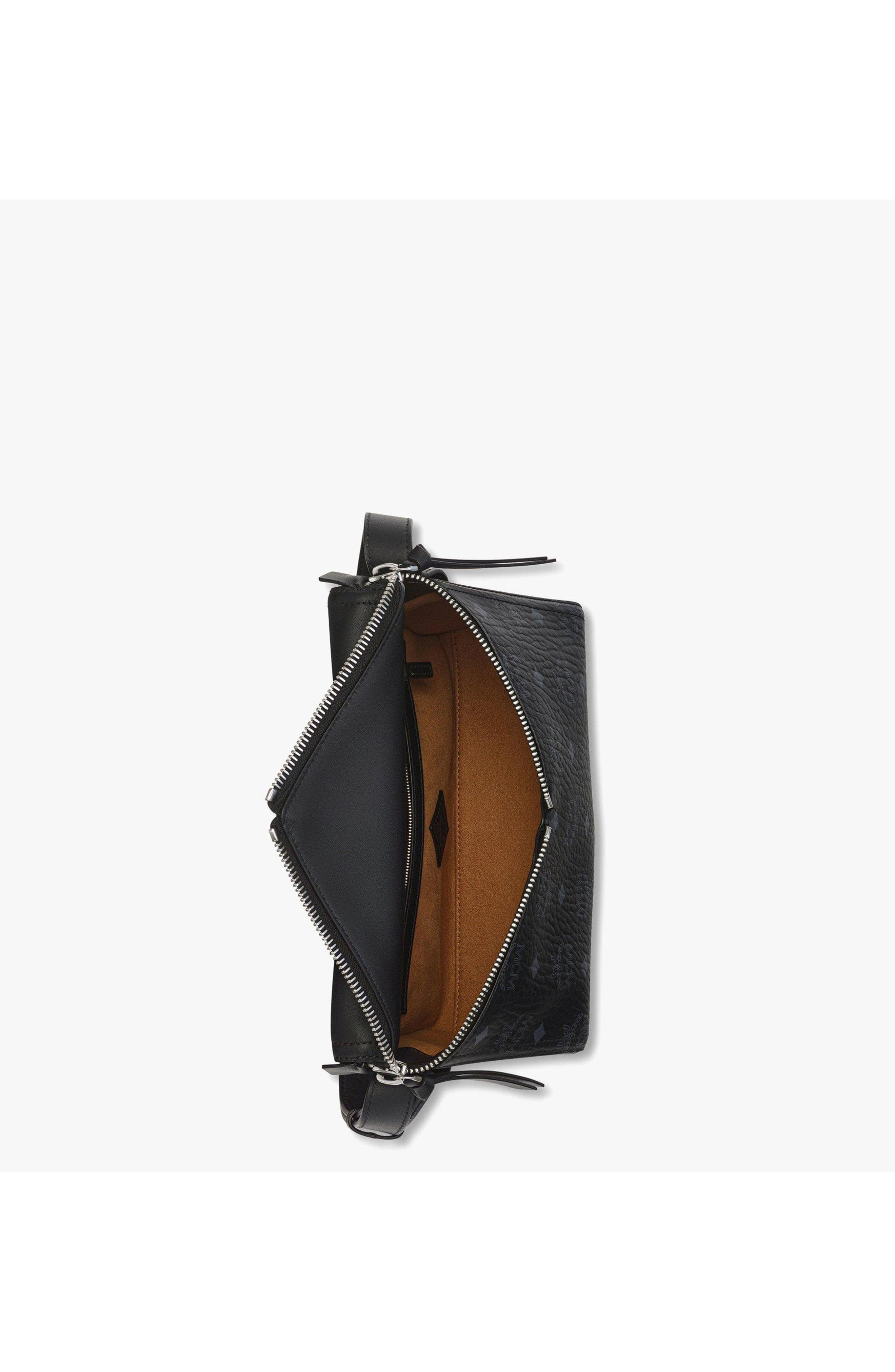 MCM Diamant 3D Shoulder Bag in Visetos Leather Mix in Black at Nordstrom - 4