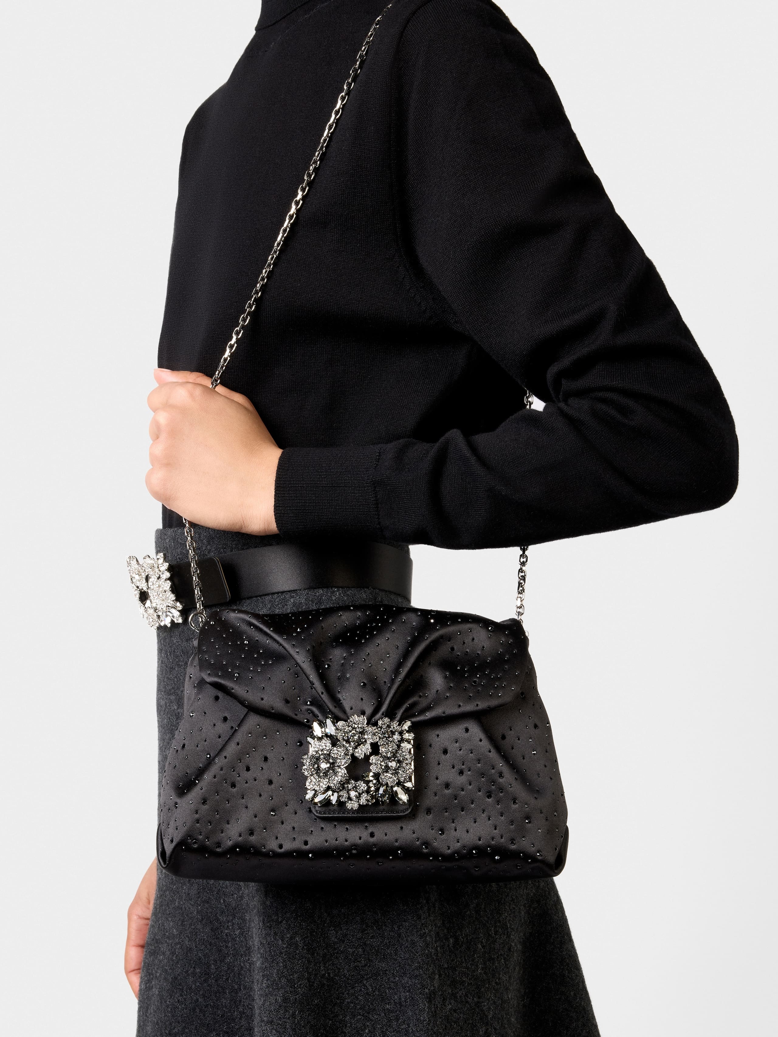Efflorescence Micro Bag in satin - 9