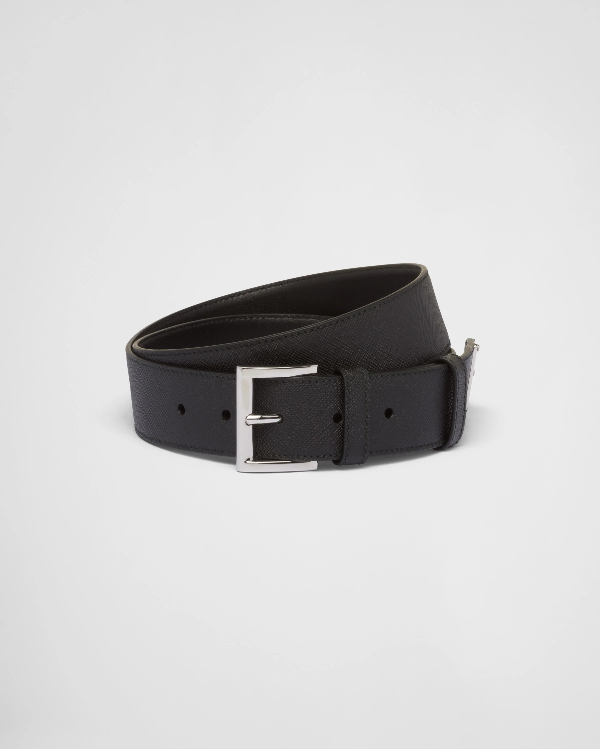 Saffiano leather belt - 1