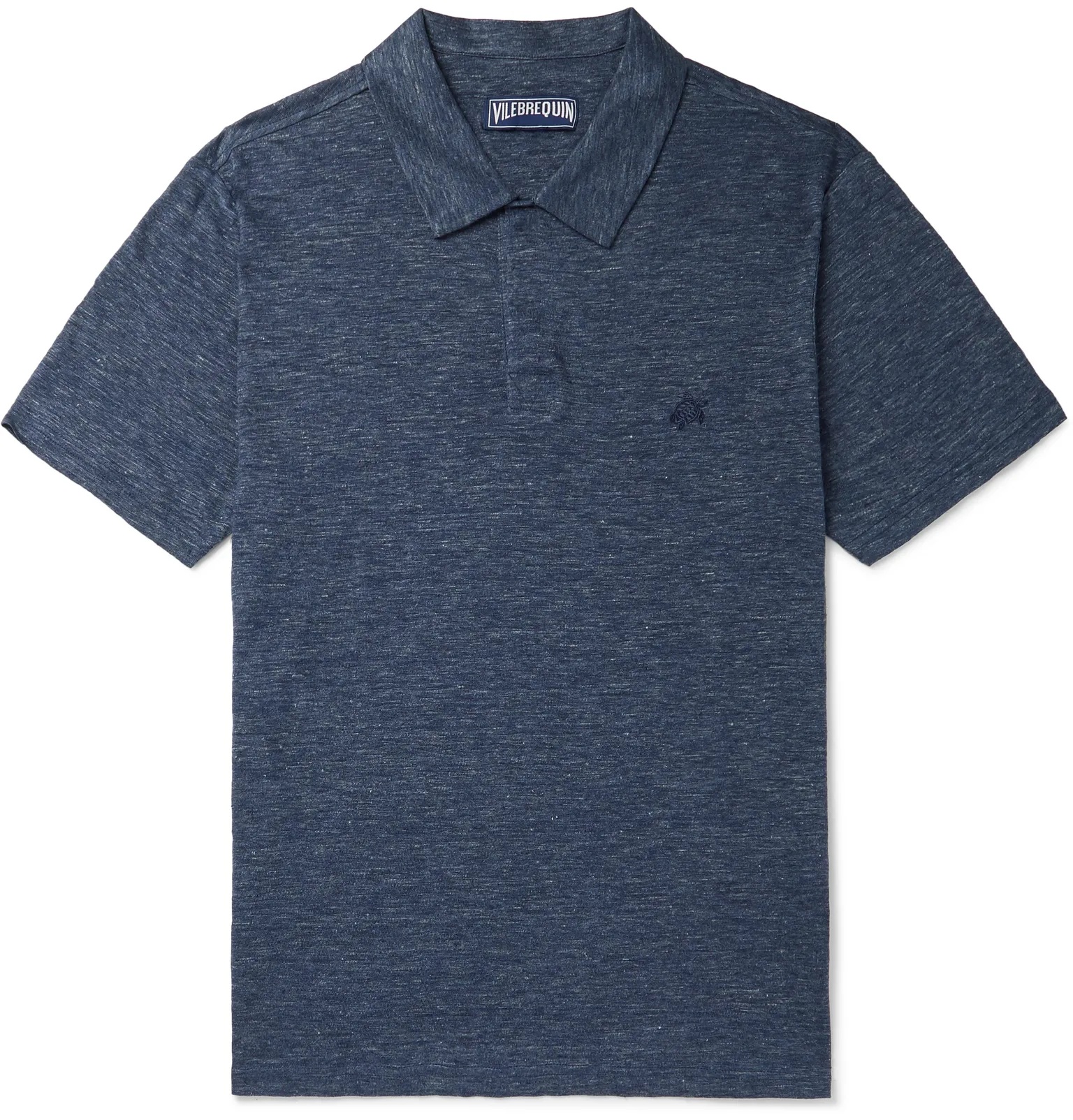 Pyramid Slub Linen-Jersey Polo Shirt - 1