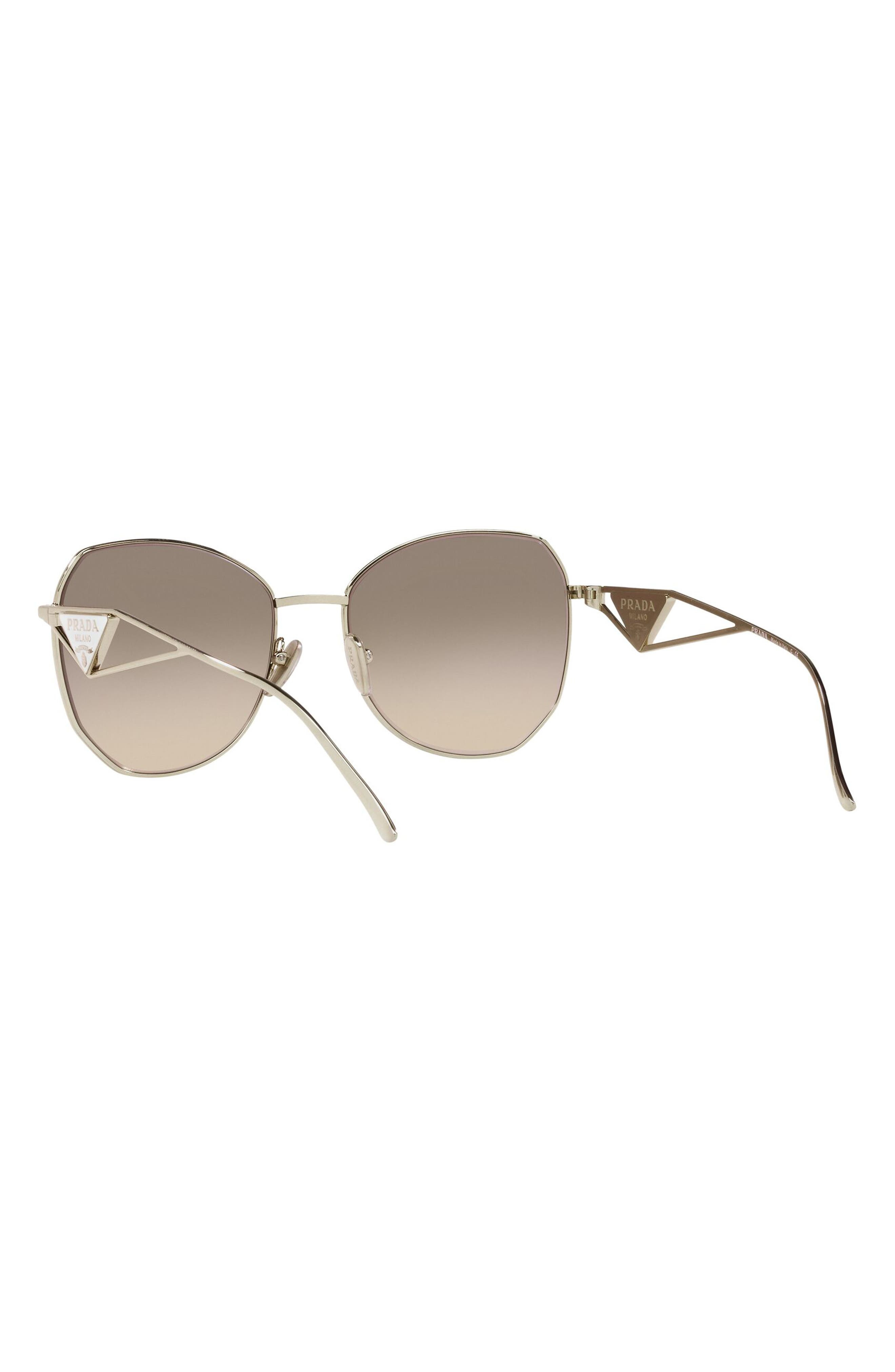 57mm Gradient Round Sunglasses - 5