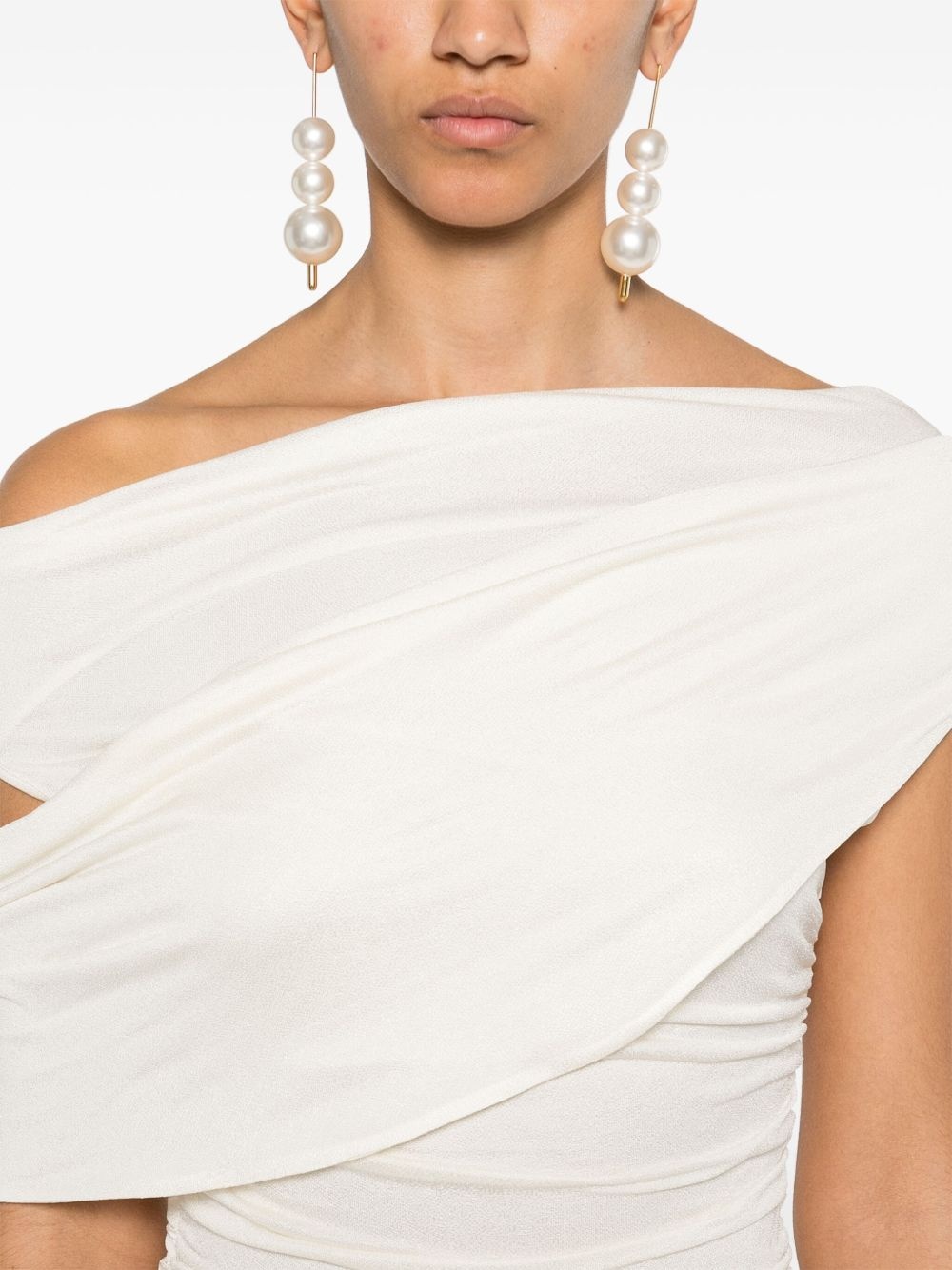 ruched maxi dress - 5