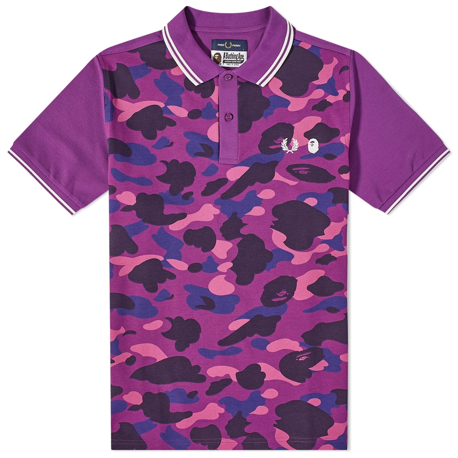 Fred Perry x BAPE Camo Polo - 1