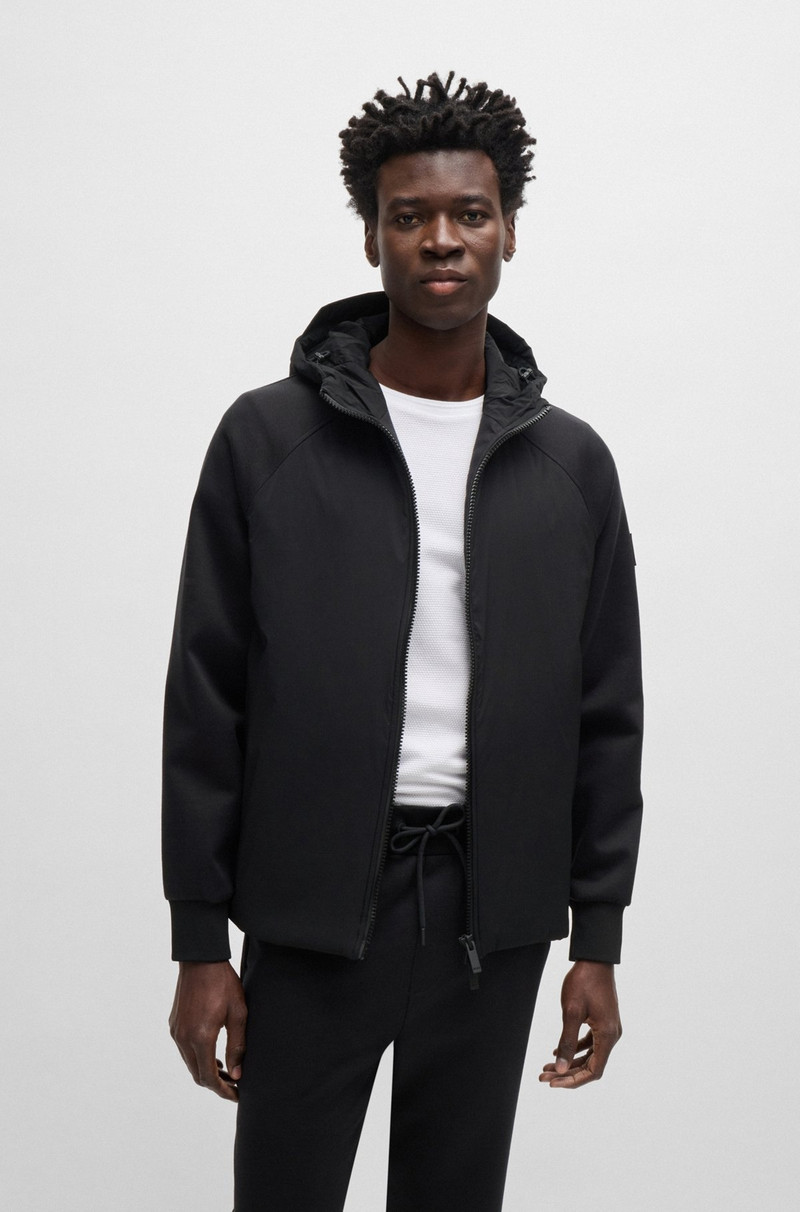 ZIP-UP HOODIE WITH CONTRAST INSERTS 2