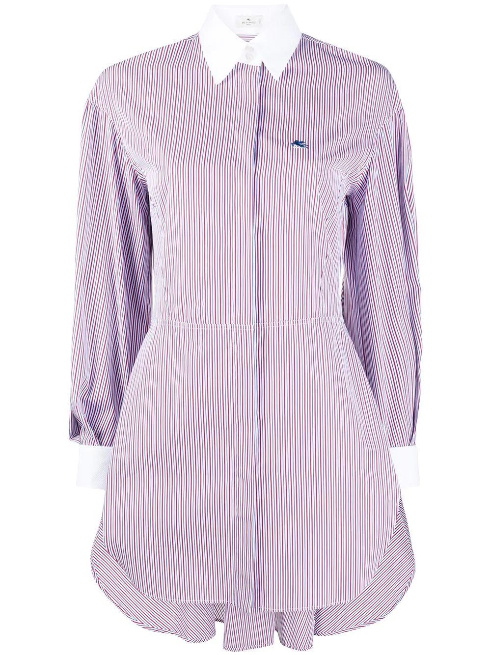 Pegaso embroidery shirt dress - 1