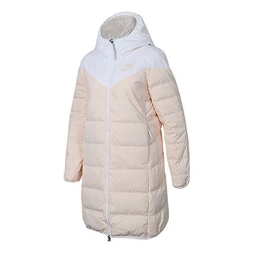 (WMNS) Nike Windrunner Down Fill Rev Parka 'Pink White' 939441-100 - 1