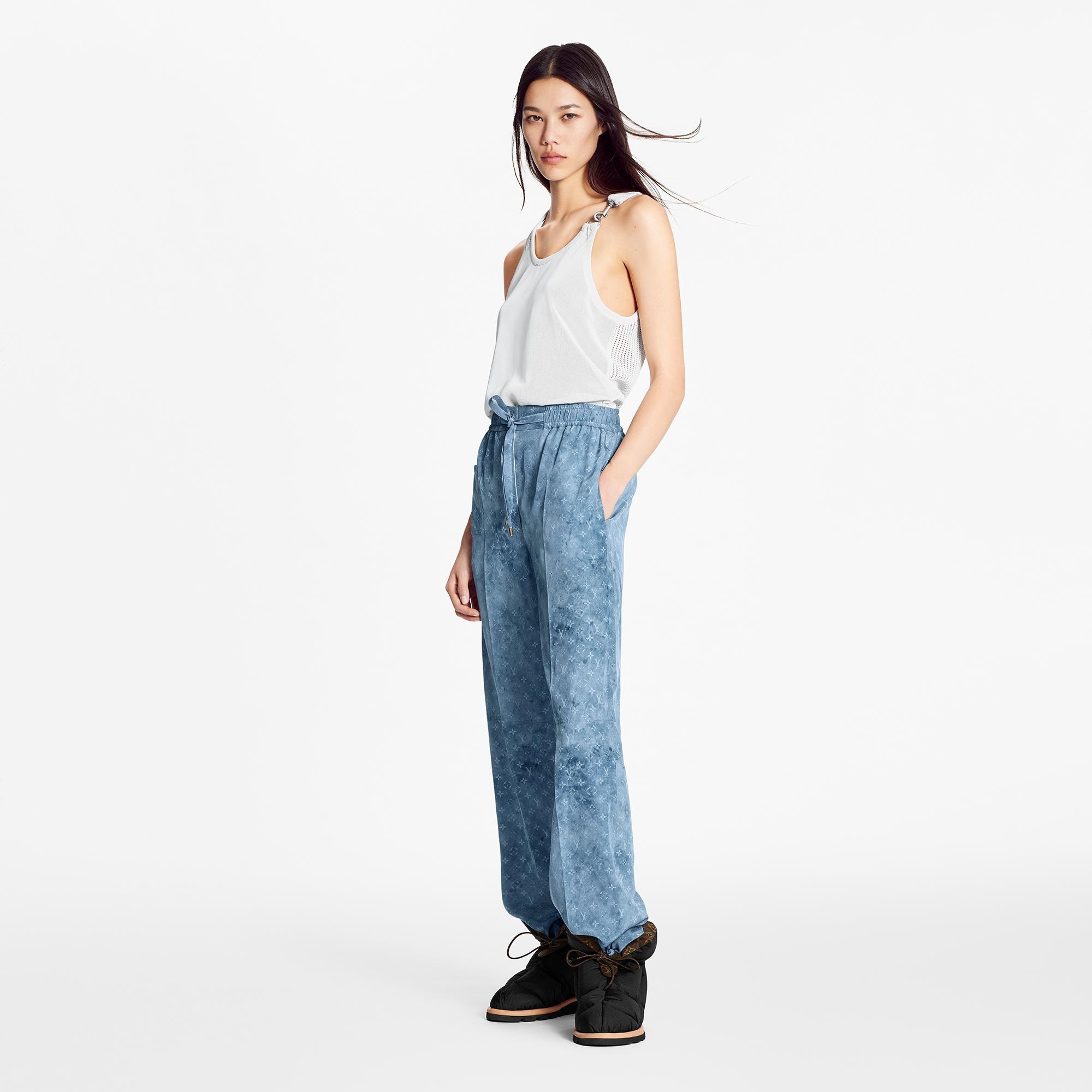 Washed Silk Pajama Pants - 4