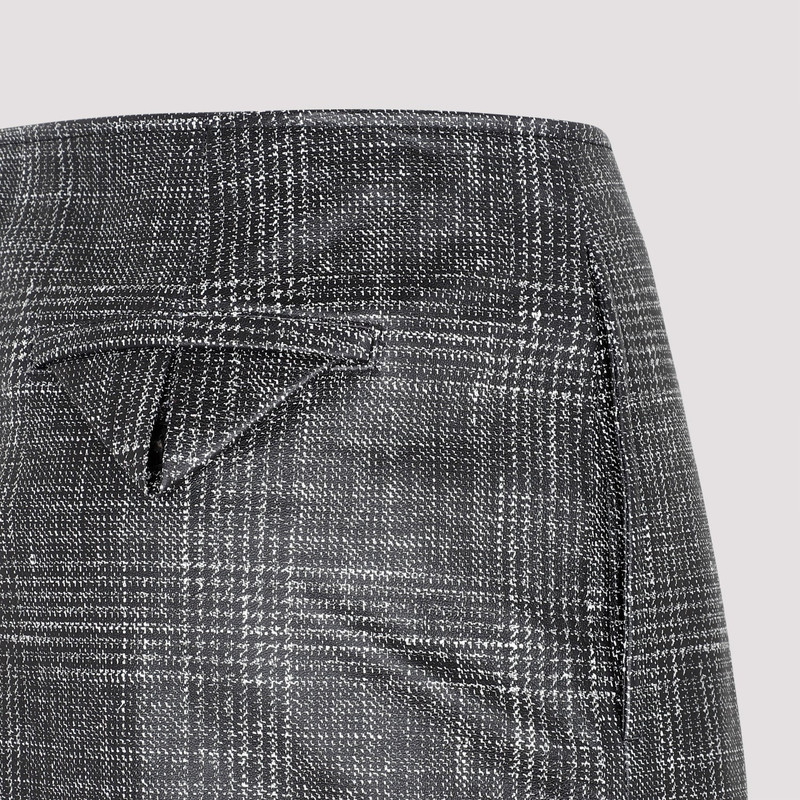 Bottega Veneta Printed Midi Leather Skirt 6