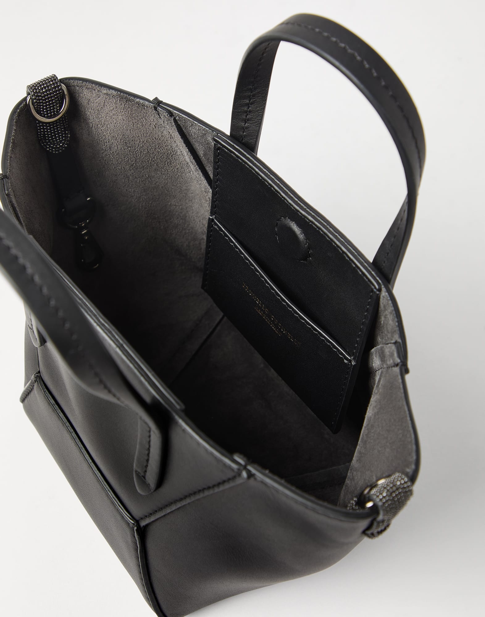 BC Duo mini bag in calfskin with monili - 5