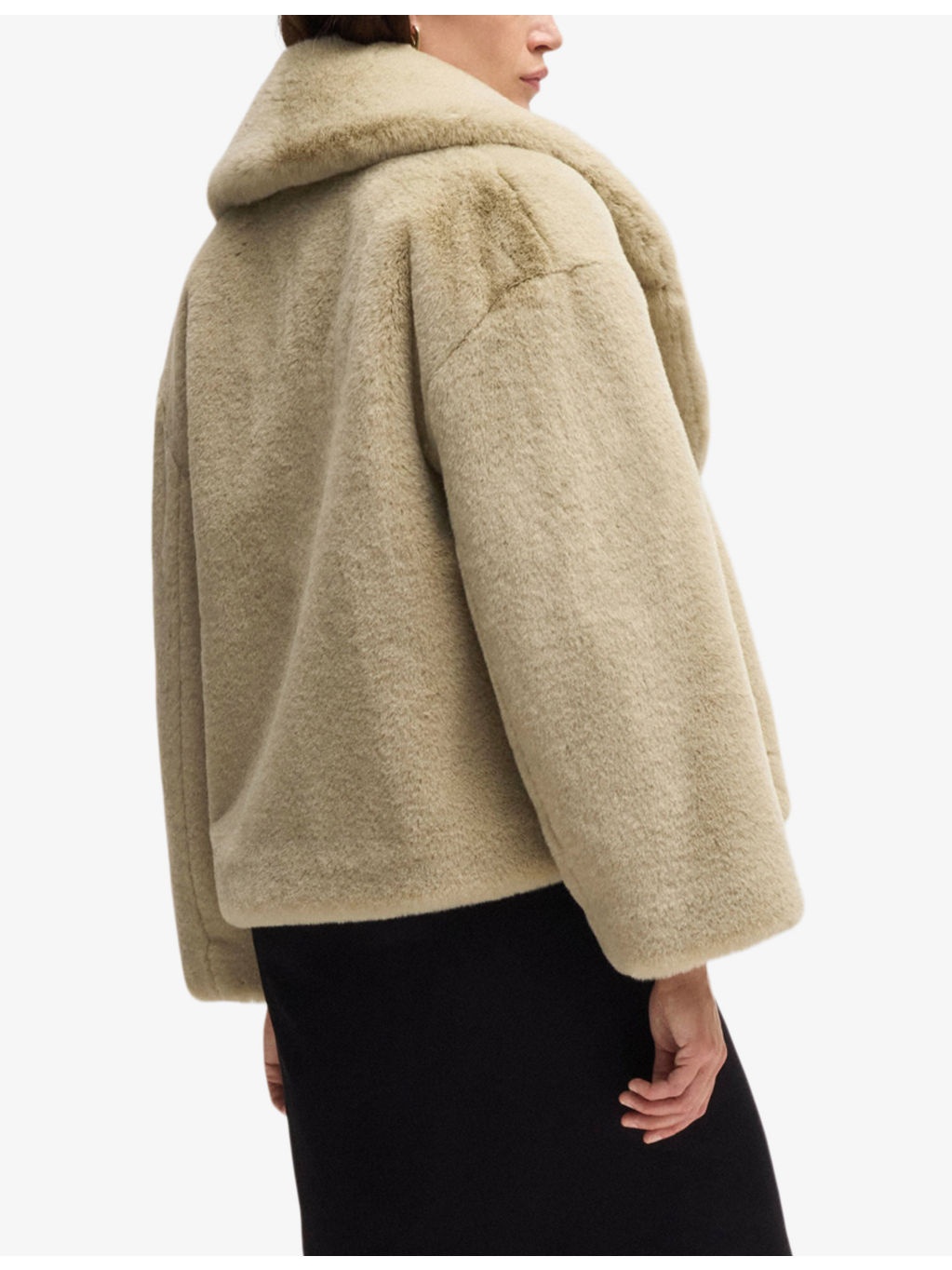 Relaxed-fit faux-fur coat - 4