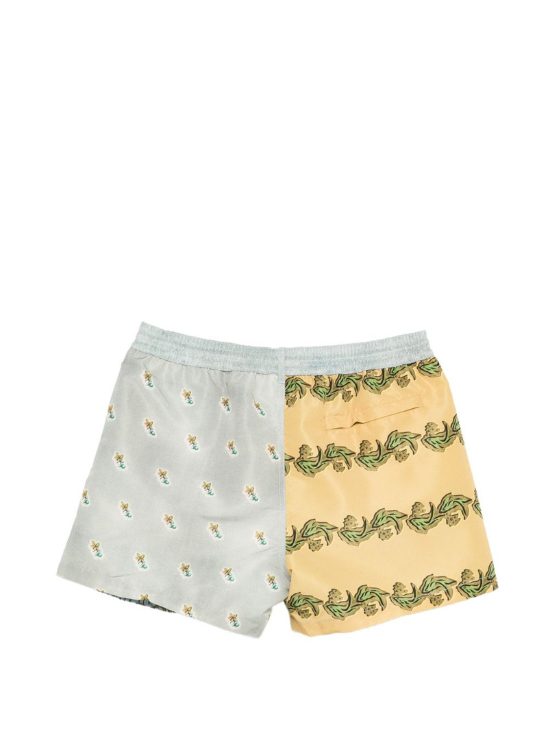 Paul Smith floral-print clear blue sea clothing outlook