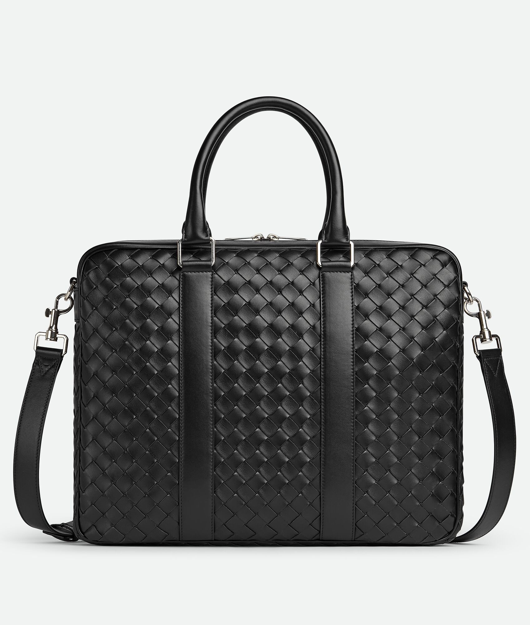 large classic intrecciato briefcase - 1