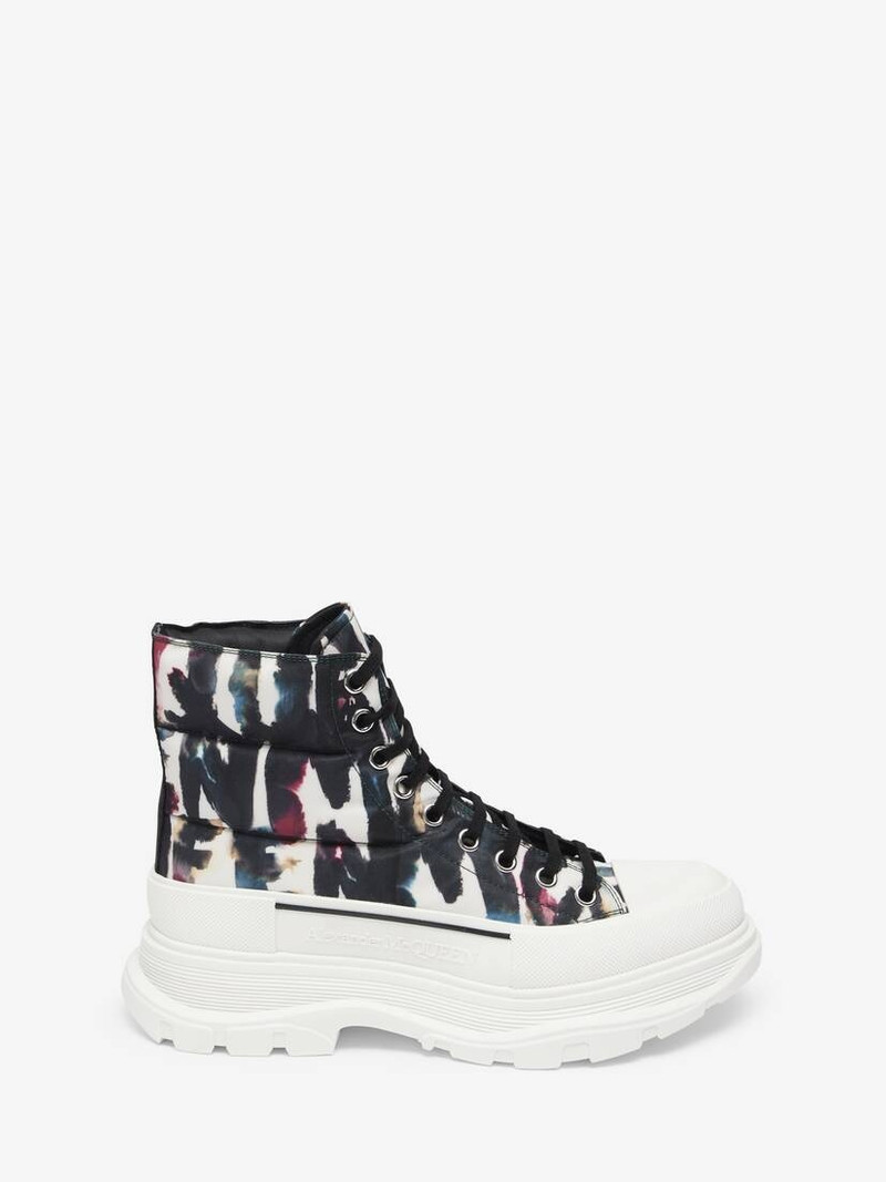 Men's Watercolour Graffiti Tread Slick Boot in Multicolour - 1