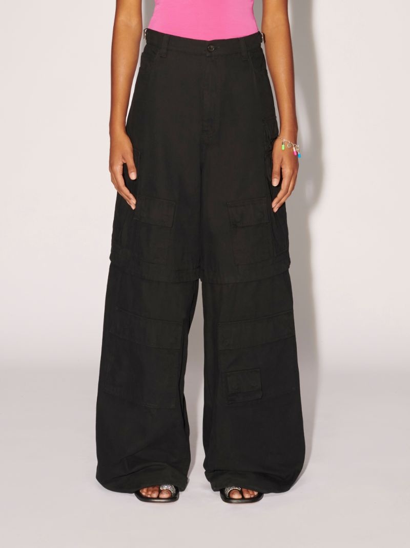 Wide Cargo Pants - 4