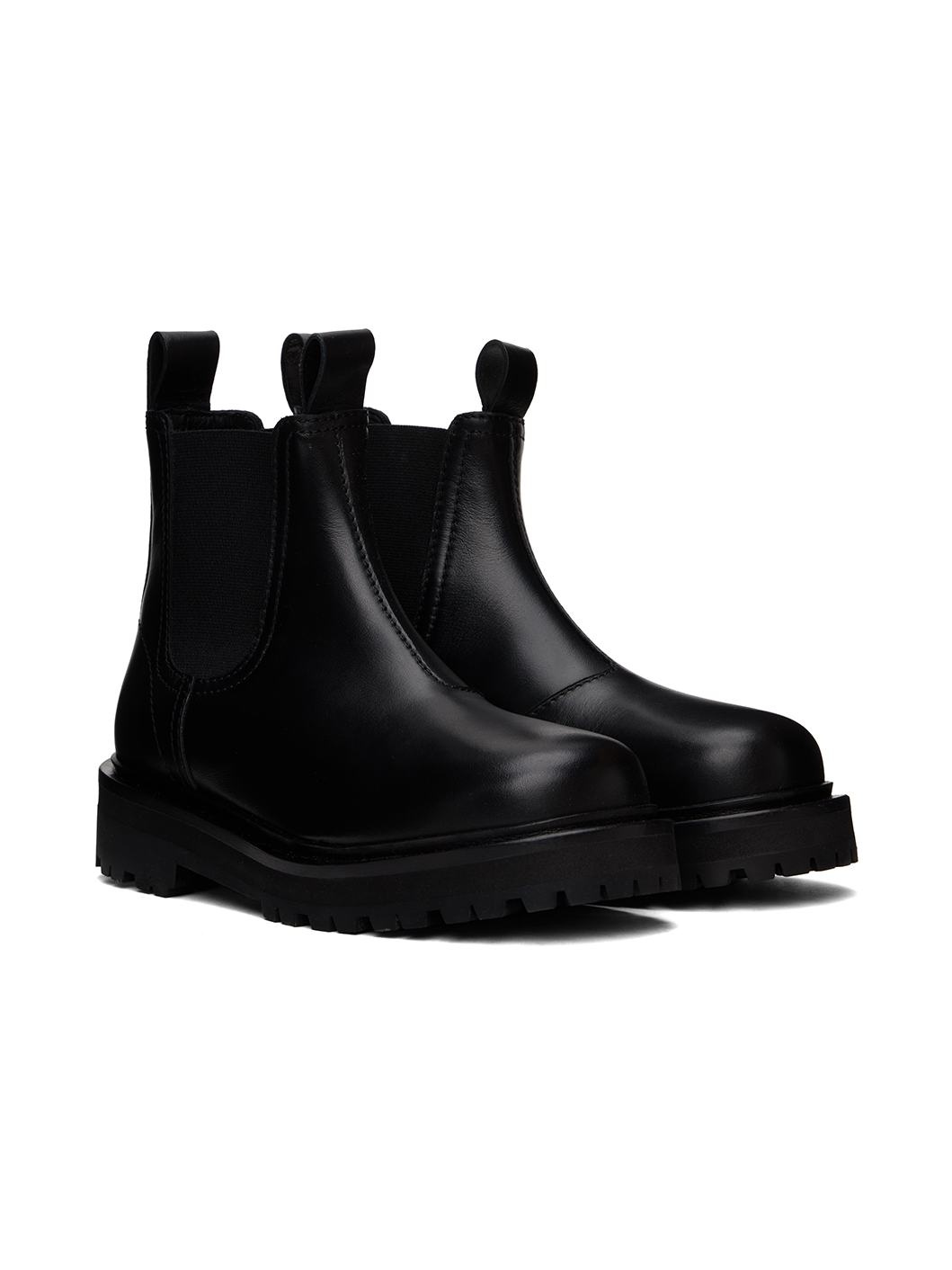 Black Kick Chelsea Boots - 4