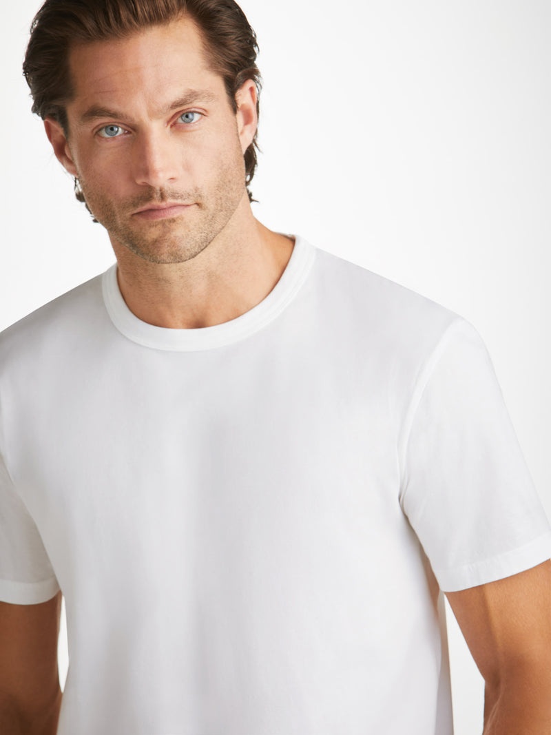 Men's T-Shirt Barny Pima Cotton White - 7